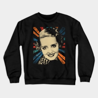 sketc vintage bette davis #3 Crewneck Sweatshirt